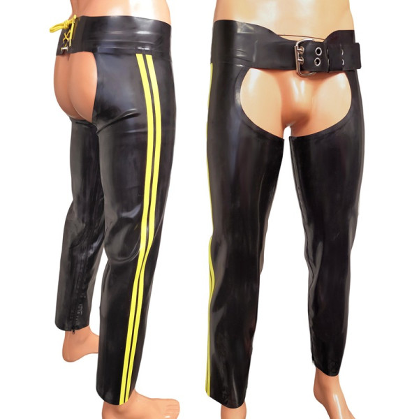 Classic chaps with buckle and lace back